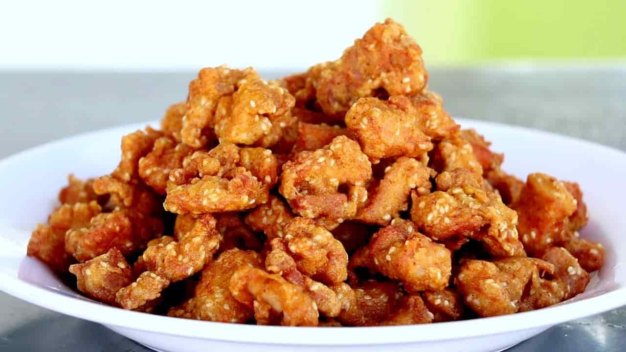 میگو پفکی خشکبار با روکش مغزیجات ترد و خوش‌طعم